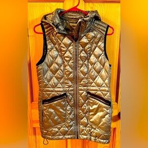 Calvin Klein Performance Vest Premium Down Filled Quilted Jacket Zipper Gorpcore
